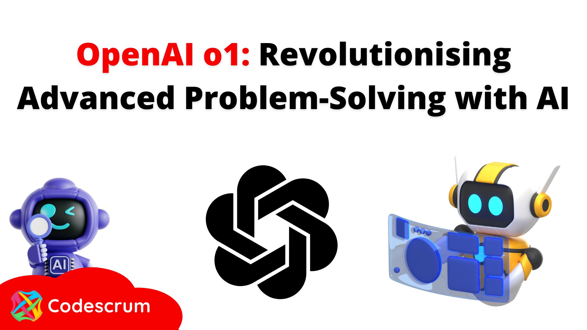 codescrum's tweet card. OpenAI o1: Revolutionising Advanced Problem-Solving with AI