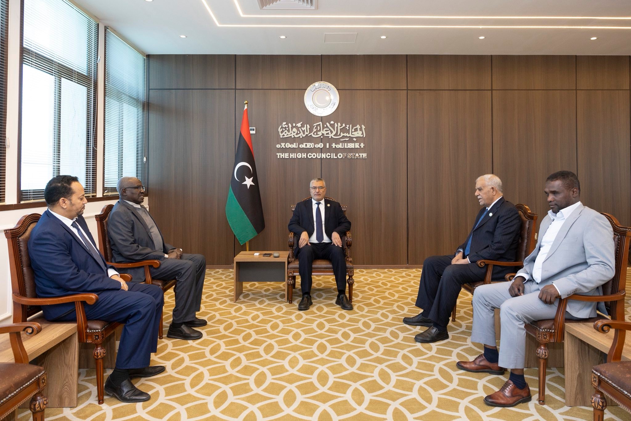 Lyobserver's tweet card. The High Council of State (HCS) President, Mohamed Takala, met on Thursday with Sudan’s Ambassador to Libya, Ibrahim Ahmed, to discuss the situation of Sudanese refugees in the country. Second deputy...
