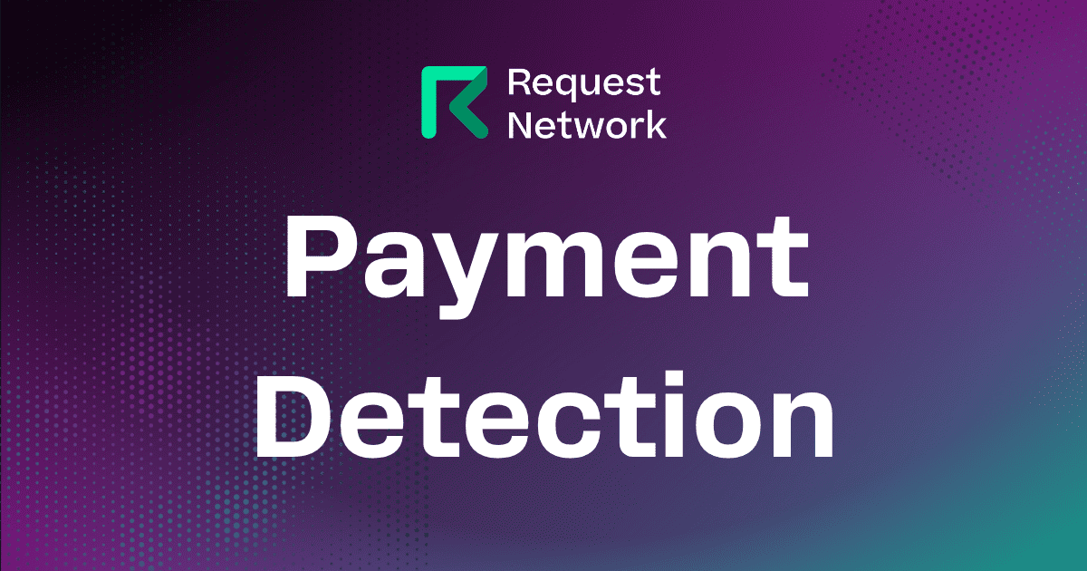 RequestNetwork's tweet card. Detect crypto payments with the Request Network API.