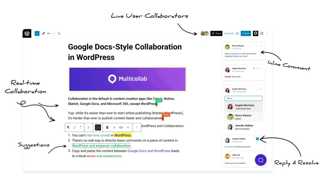 SquareEye's tweet card. Discover seamless real-time WordPress editorial collaboration with Multicollab. Explore its collaborative features that elevate editorial workflows and maximize efficiency.
