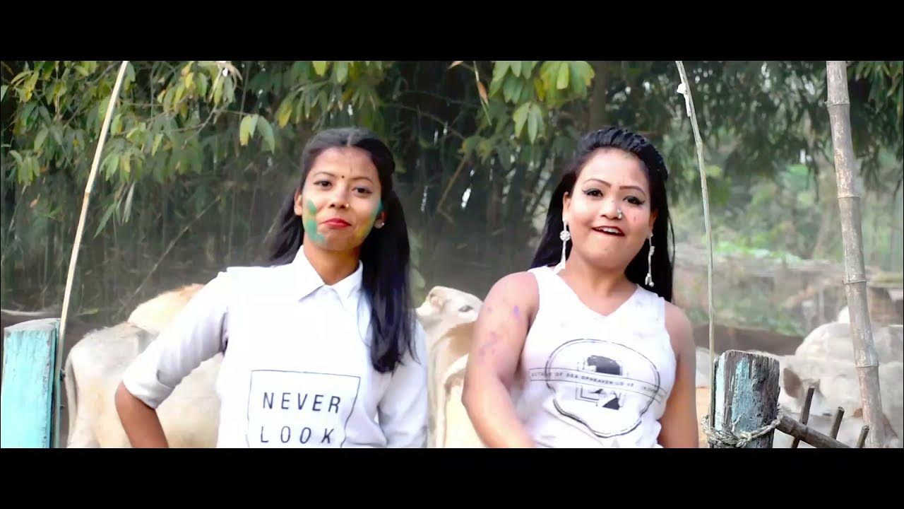 dgit348's tweet card. ho khela be hori, हाे खेलाबे हाेरी,Tharu holi geet 2077/हाेली गित...