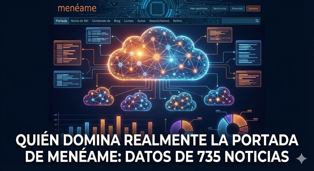 bitacoras_es's tweet card. Un vistazo rápido a la portada de Menéame puede dar la sensación de diversidad: muchos enlaces, muchos usuarios, cientos de fuentes distintas. Pero cuando se mira con datos en la mano, el panorama...