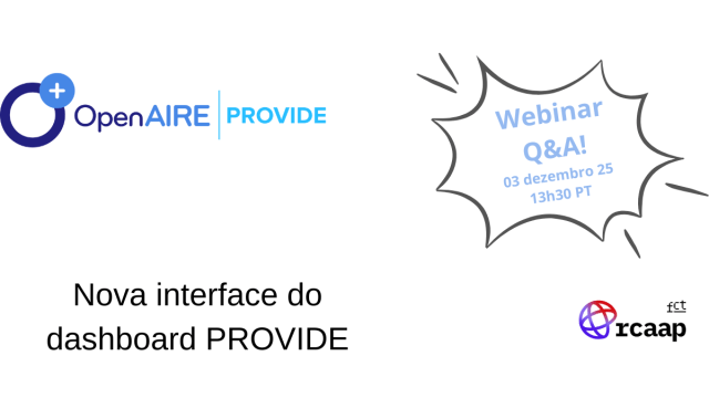 rcaap's tweet card. O OpenAIRE atualizou recentemente a interface do utilizador do dashboard PROVIDE. Esta reformulação faz parte do esforço contínuo para aprimorar a usabilidade e acessibilidade dos serviços, garanti…