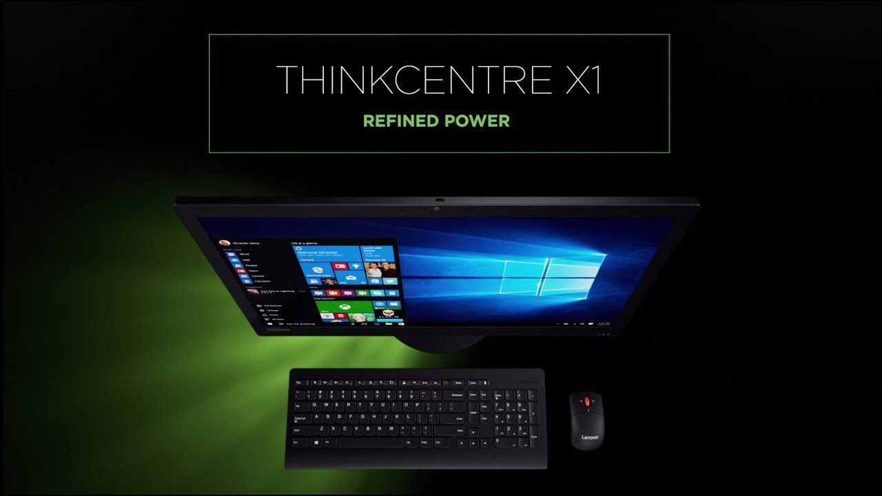 TechWeek_com_pl's tweet card. The New ThinkCentre X1 Product Tour Video