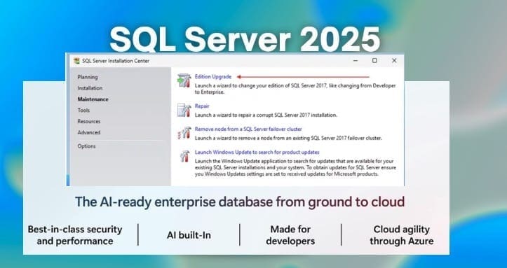 TechDArchive's tweet card. Get insights into SQL Server 2025 upgrade requirements and compatibility, ensuring a smooth upgrade process for your systems