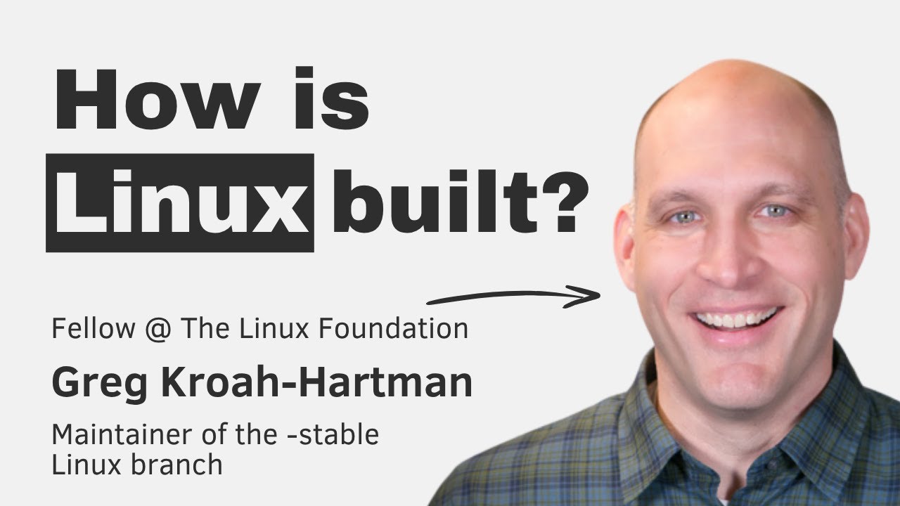 jimmyheller's tweet card. How Linux is built with Greg Kroah-Hartman