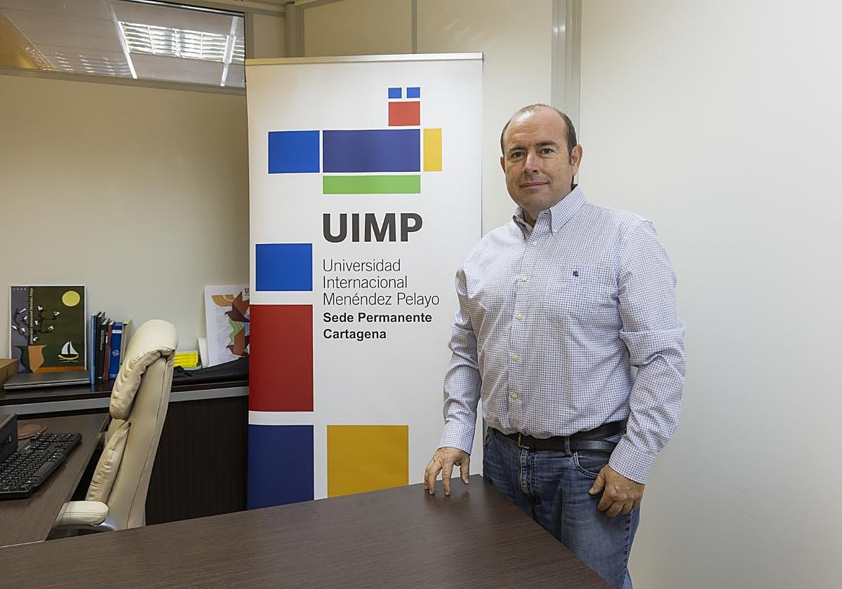 UIMPCartagena's tweet card. «Lo que pretendo es que seamos un actor más del sistema universitario regional por medio de la promoción de actividad cultural y académica»