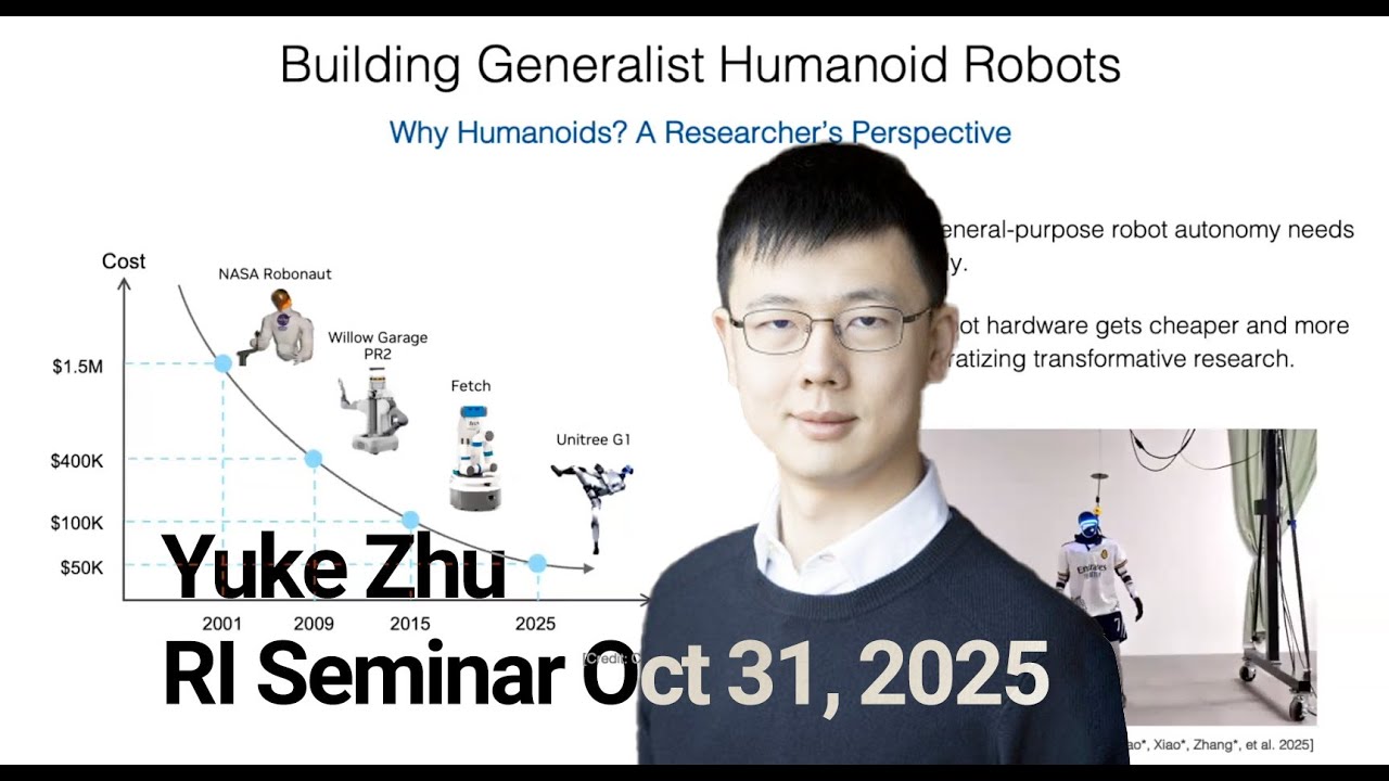 GuanyaShi's tweet card. RI Seminar: Yuke Zhu : Toward Generalist Humanoid Robots