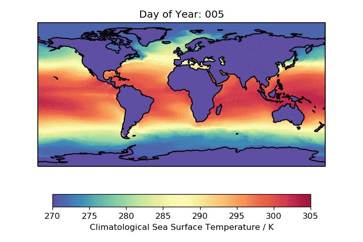 Geographyrealm's tweet card. Researchers have compiled an enormous global dataset with over four trillion satellite-based measurements of sea surface temperature.