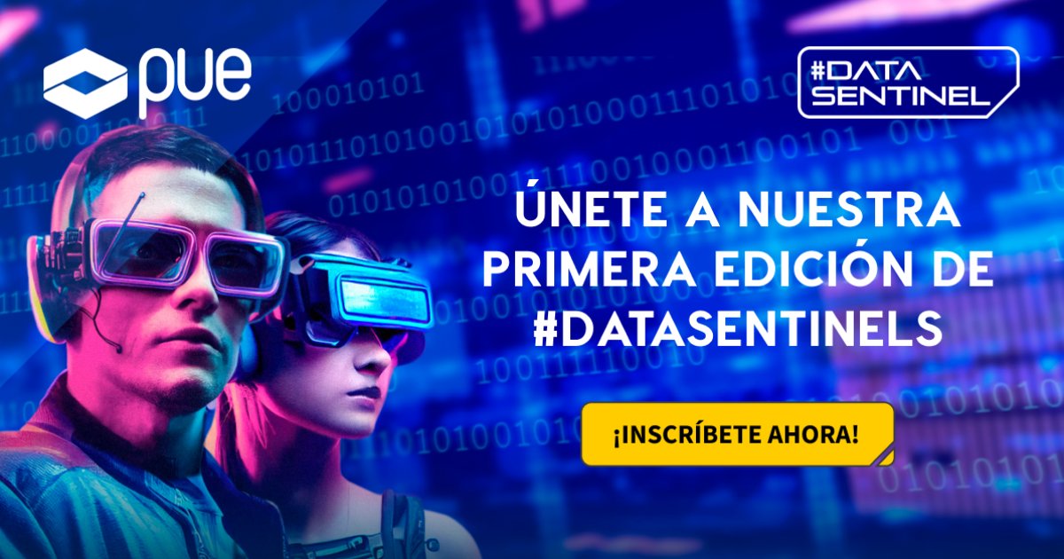 pue_data's tweet card. PUE lanza la 1ª ed. de Data Sentinels, convocatoria de cursos sin coste y con compromiso de contratación para los/as seleccionados/as que inicien la formación.