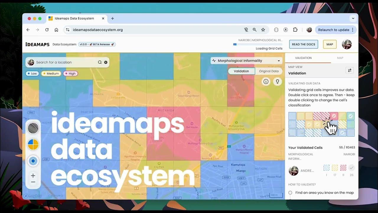 IDEAMAPSNetwork's tweet card. IDEAMAPS Data Ecosystem - Platform Demo