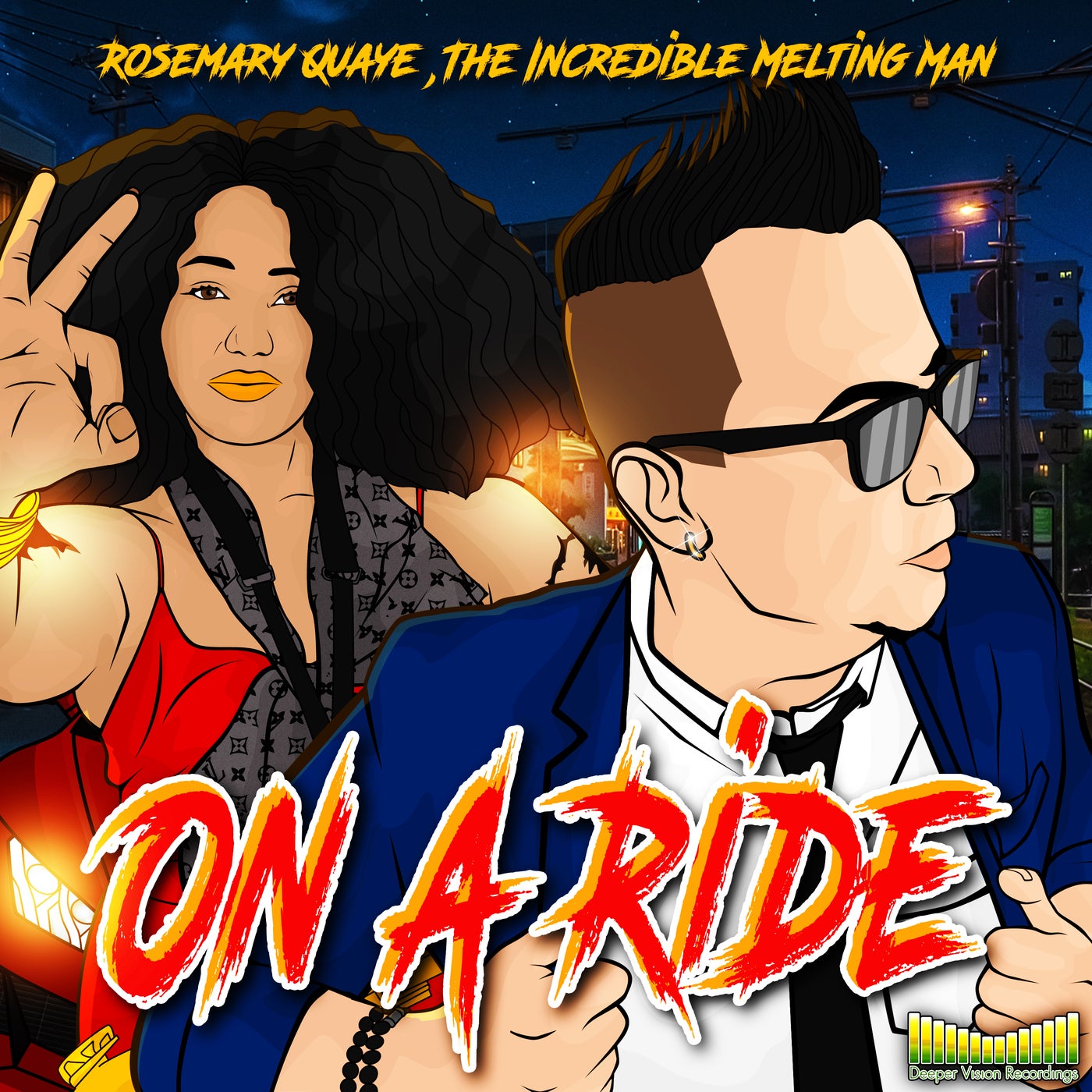 TedGanung's tweet card. "The Incredible Melting Man, Rosemary Quaye - On a Ride [Deeper Vision Recordings]" | Find the latest releases here | #1 source for DJ Sets and more