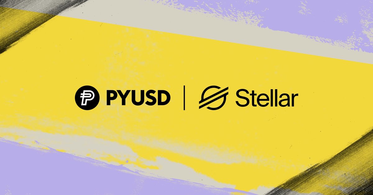 StellarOrg's tweet card. PYUSD on Stellar provides new capital sources for businesses around the world. By deploying on the Stellar network, PYUSD’s reach will extend into additional wallets and platforms offering users a...