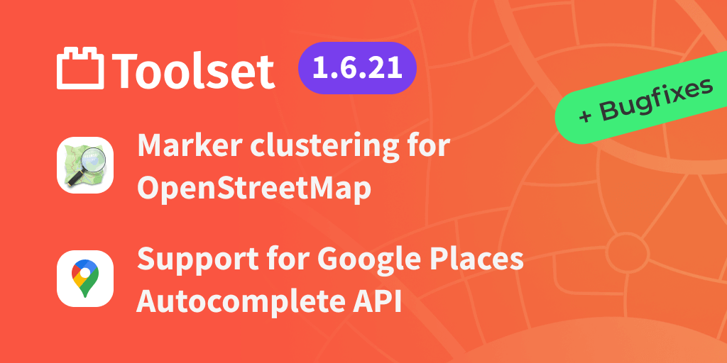 ToolsetPlugins's tweet card. Toolset 1.6.21: Build Better Maps