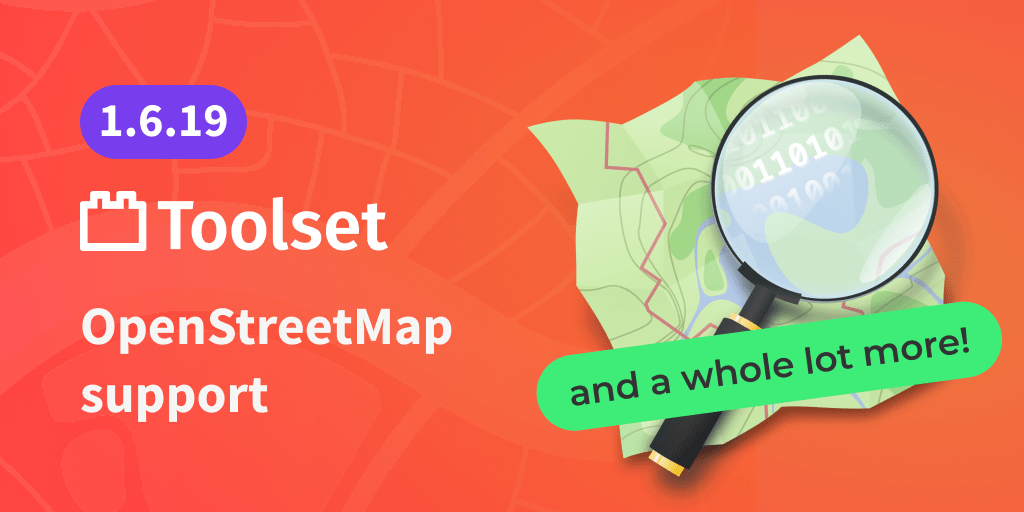 ToolsetPlugins's tweet card. Toolset 1.6.19 is here, bringing long-awaited support for OpenStreetMap, behind-the-scenes improvements to the Maps block, and a range of compatibility