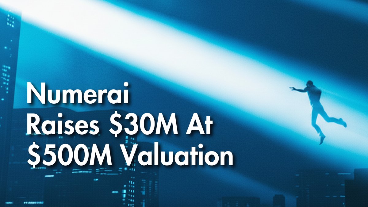 numerai's tweet card. Numerai has raised $30 million in a Series C financing round. The round was led by top university endowments and values Numerai at $500 million—a 5x increase from our last valuation in 2023. Existing...