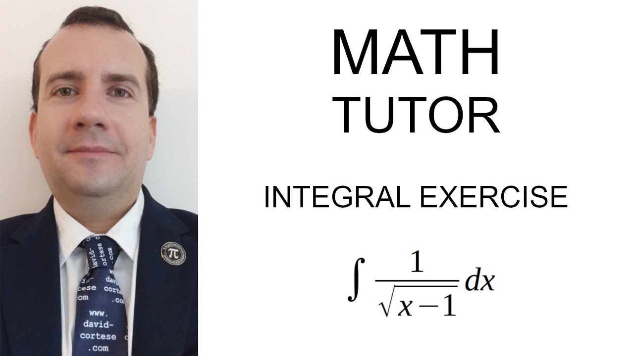 David_Cortese_'s tweet card. MATH TUTOR - INTEGRAL EXERCISE