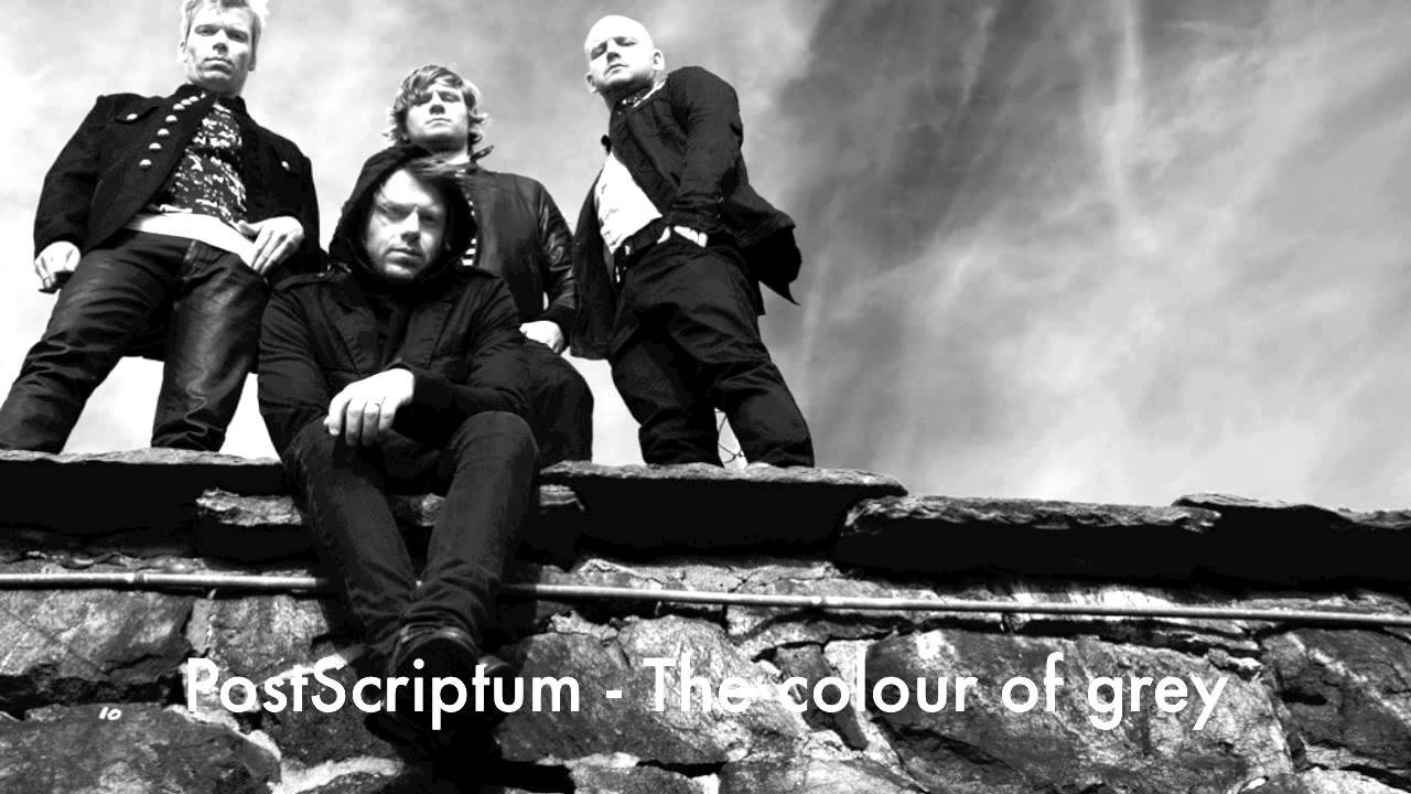 PostScriptum_no's tweet card. PostScriptum - The colour of grey