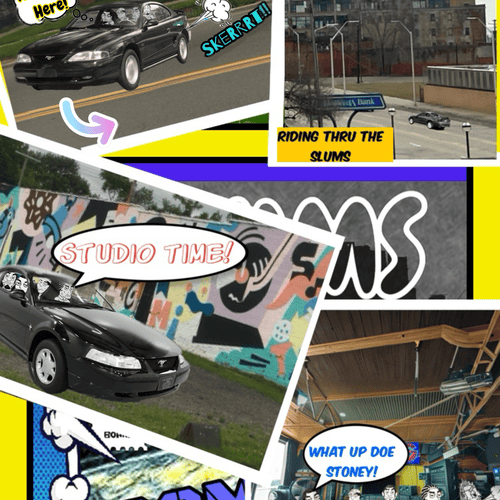 SLUMS_CRO's tweet card. ⚡SLUMS COMICS⚡ (STANDARD) Welcome back to SLUM CITY! Our Story continues, as the gang has all come together! We Introduced a new Gangsta. Loveable, Laughable Stoney Tone! A chill producer who knows...