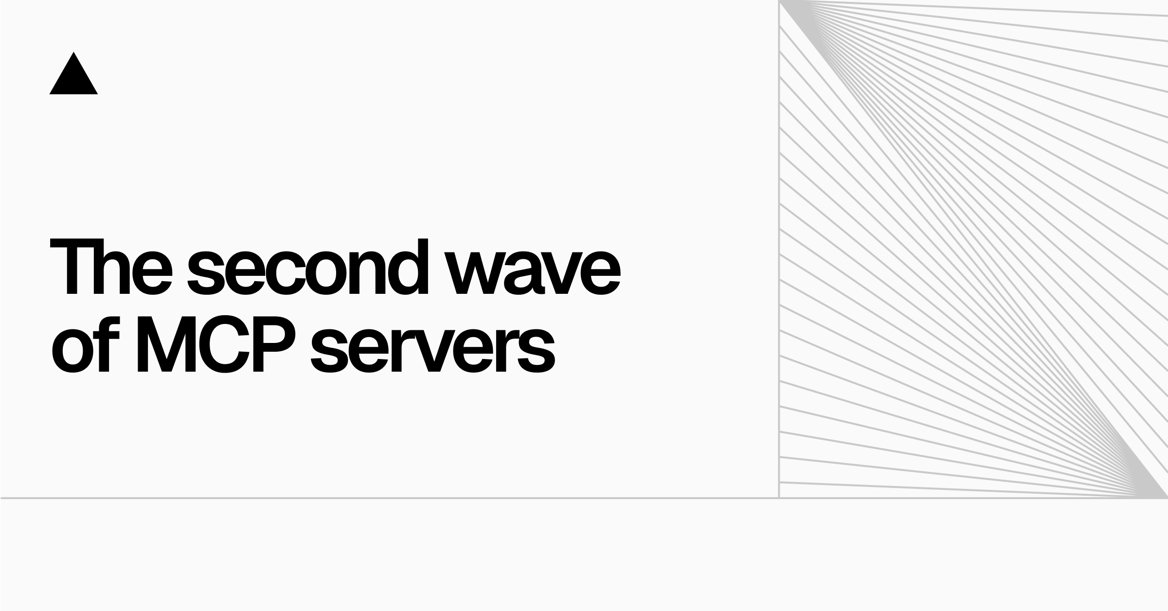 vercel's tweet card. The second wave of MCP, building for LLMs, not developers. Explore the evolution of MCP as it shifts from developer-focused tools to LLM-native integrations. Discover the future of AI connectivity.