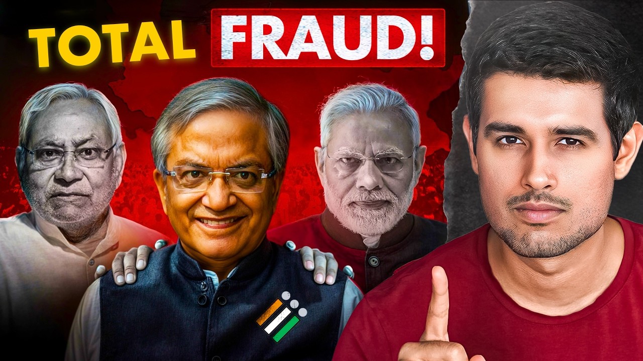 pbhushan1's tweet card. Bihar Elections were a SCAM! Here's the Proof | Dhruv Rathee