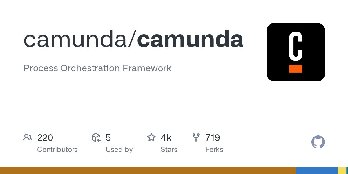 GolangRepos's tweet card. Process Orchestration Framework. Contribute to camunda/camunda development by creating an account on GitHub.