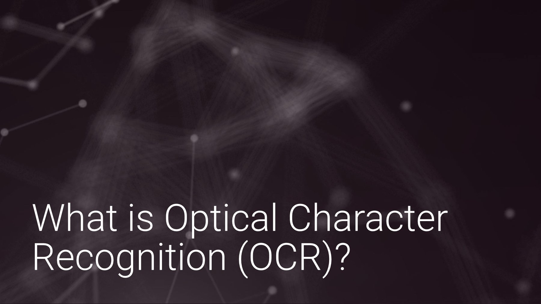 SmartboxAI's tweet card. OCR utilises technology to identify text characters within a digital image of a physical document and convert them into a format that can be used for data processing. This allows a scanned document –...
