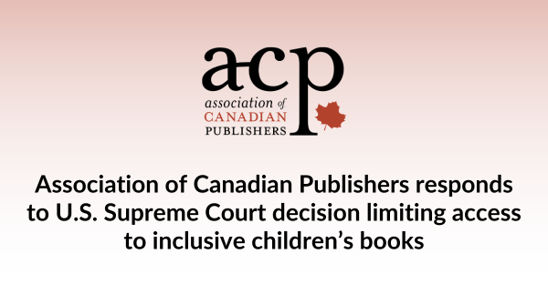CdnPublishers's tweet card. Association of Canadian Publishers Responds to U.S. Supreme Court Decision Limiting Access to...