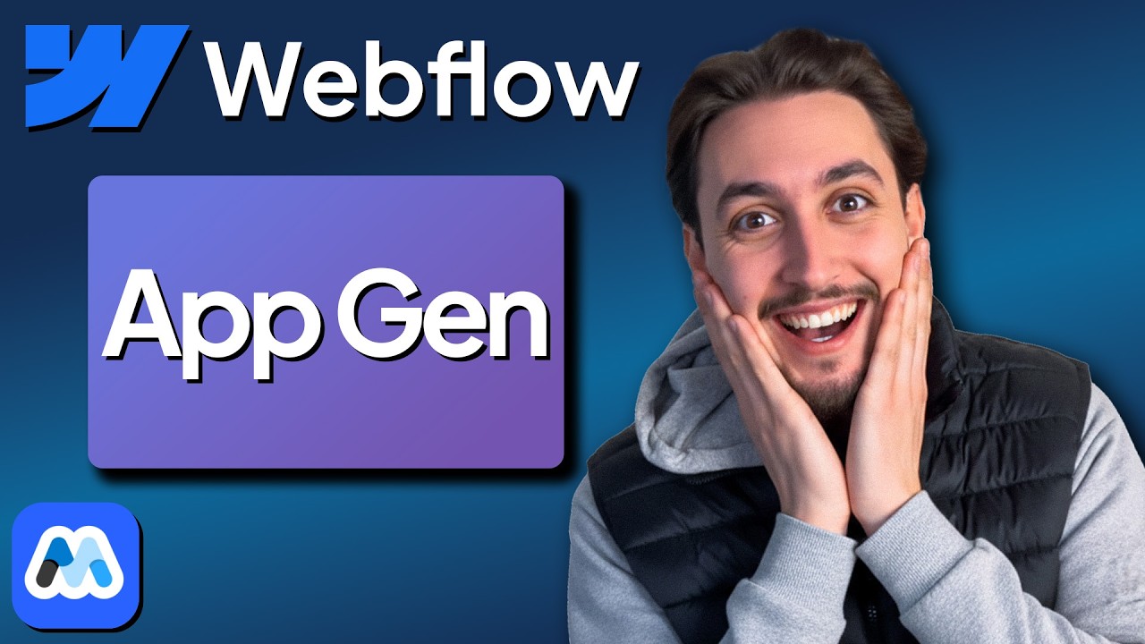 galluzzo_julian's tweet card. Webflow App Gen Is HERE | Vibe Coding Inside Webflow