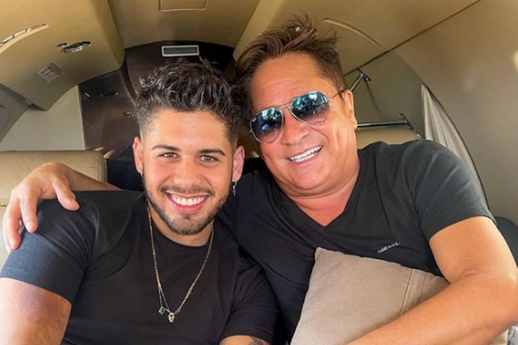 areavip's tweet card. O cantor Zé Felipe mostrou um detalhe que teria herdado do pai, Leonardo, em publicação nas redes sociais.