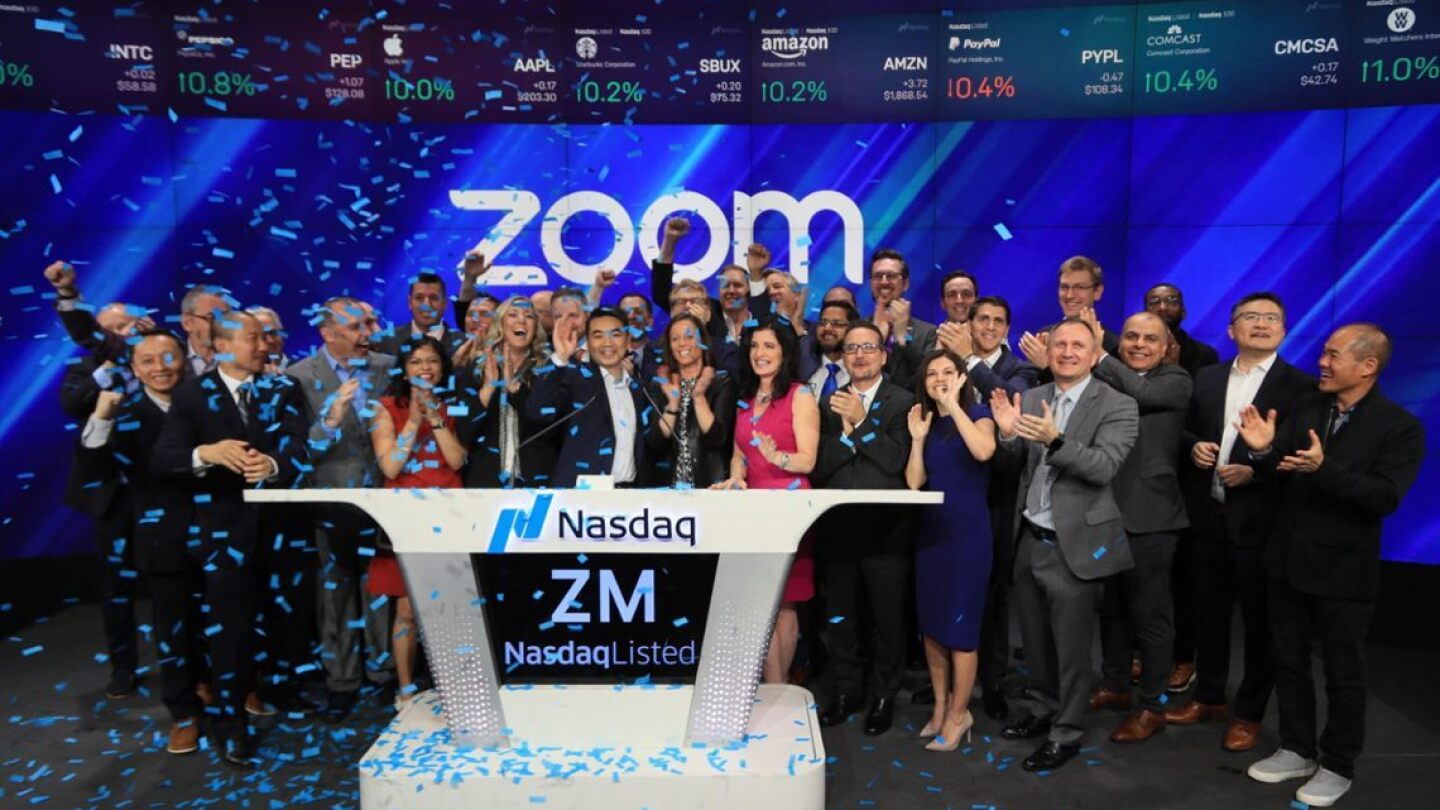 TechForAllInc's tweet card. Zoom Video Communications and Pinterest skyrocketed in their stock market debuts, while Lyft is being sued by shareholders. What's the difference between their paths to IPO?