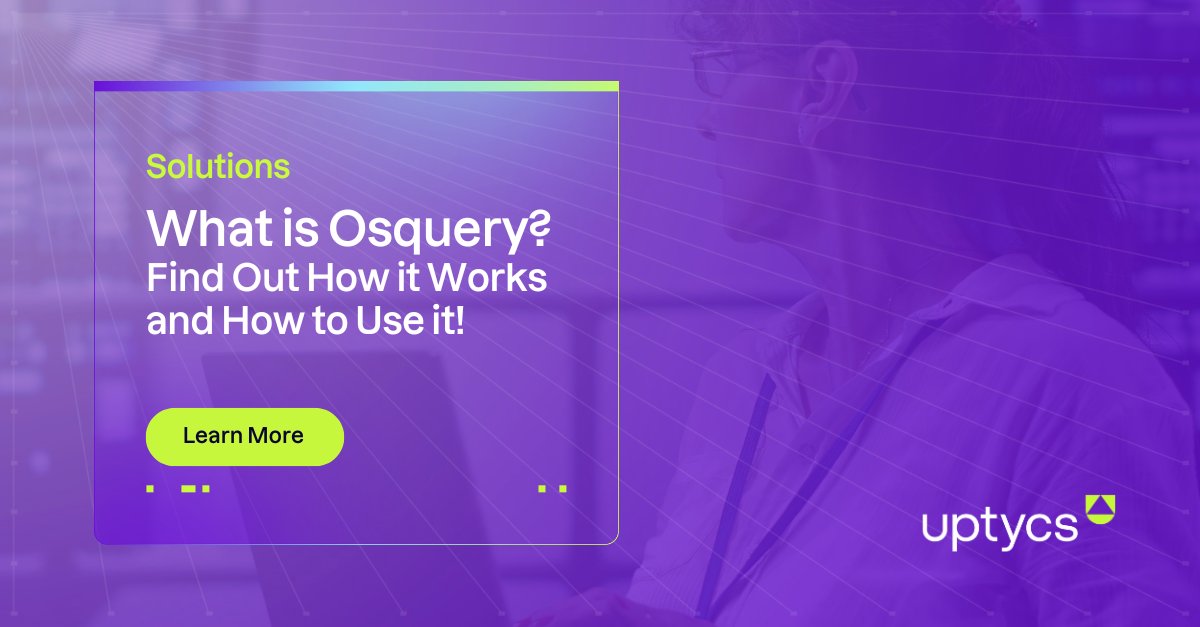 uptycs's tweet card. Discover how Osquery works, how to use it, and how to scale it for security, compliance, and visibility across your infrastructure.
