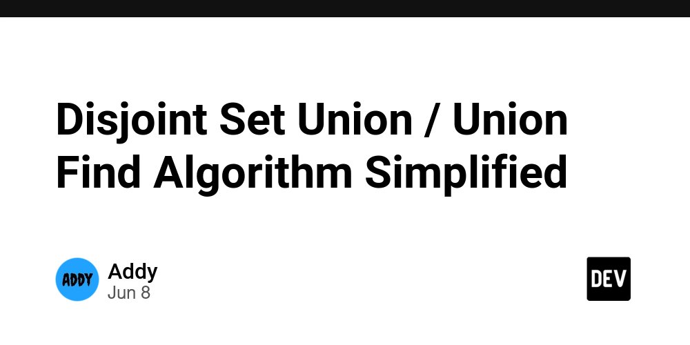 prod42net's tweet card. Union Find algorithm is a crucial algorithm in problems related to graph data structure. It helps...