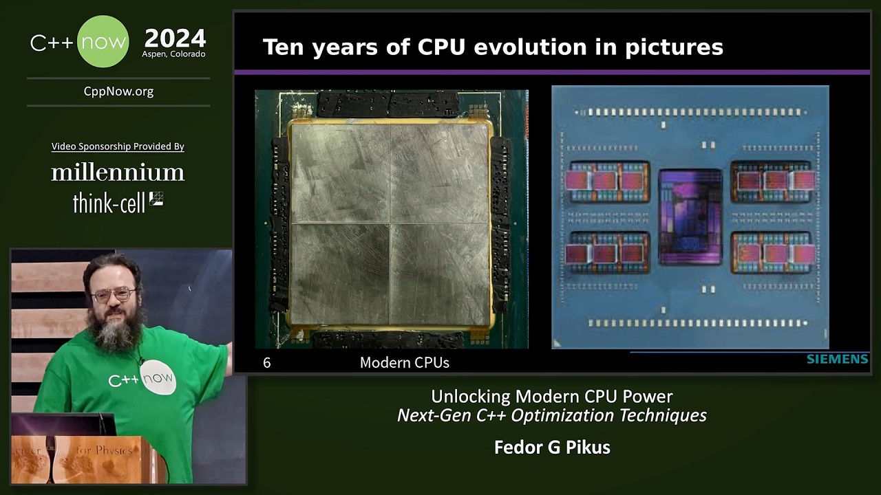 cppnow's tweet card. Unlocking Modern CPU Power - Next-Gen C++ Optimization Techniques -...