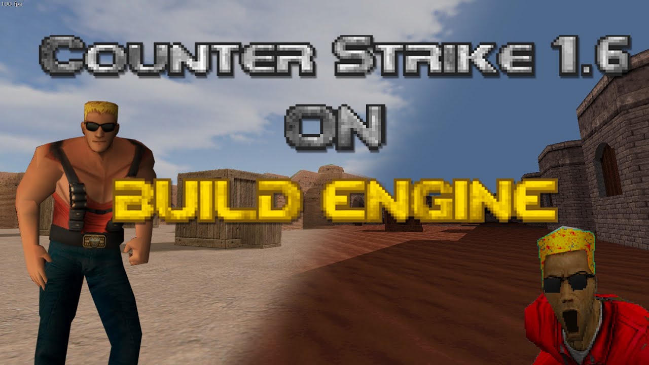 brullov_art's tweet card. Counter Strike 1.6 BUT it is Build Engine
