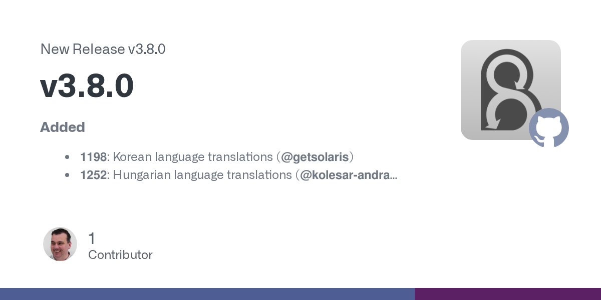 CiaranMcNulty's tweet card. Added 1198: Korean language translations (@getsolaris) 1252: Hungarian language translations (@kolesar-andras) 1217: Bulgarian language translations (@toni-kolev) 1322: Feature title as classname ...