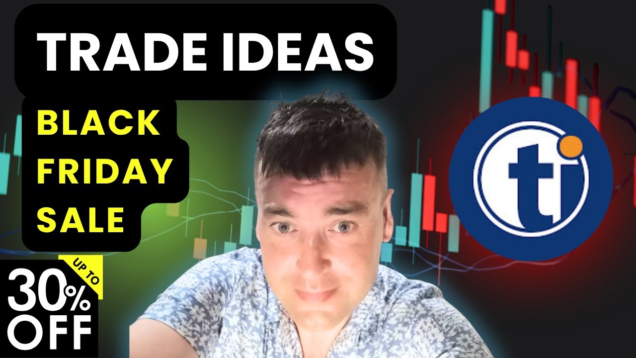 FundedTradingAC's tweet card. Trade Ideas Black Friday Sale 2025 | Up to 30% off