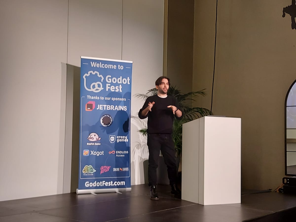 GodotFest's tweet card. Under the new title GodotFest, the Godot engine event tradition in Munich continues. 300 people attended the event by local hosts GameDev Events Munich. The schedule was perfectly tuned in on the...