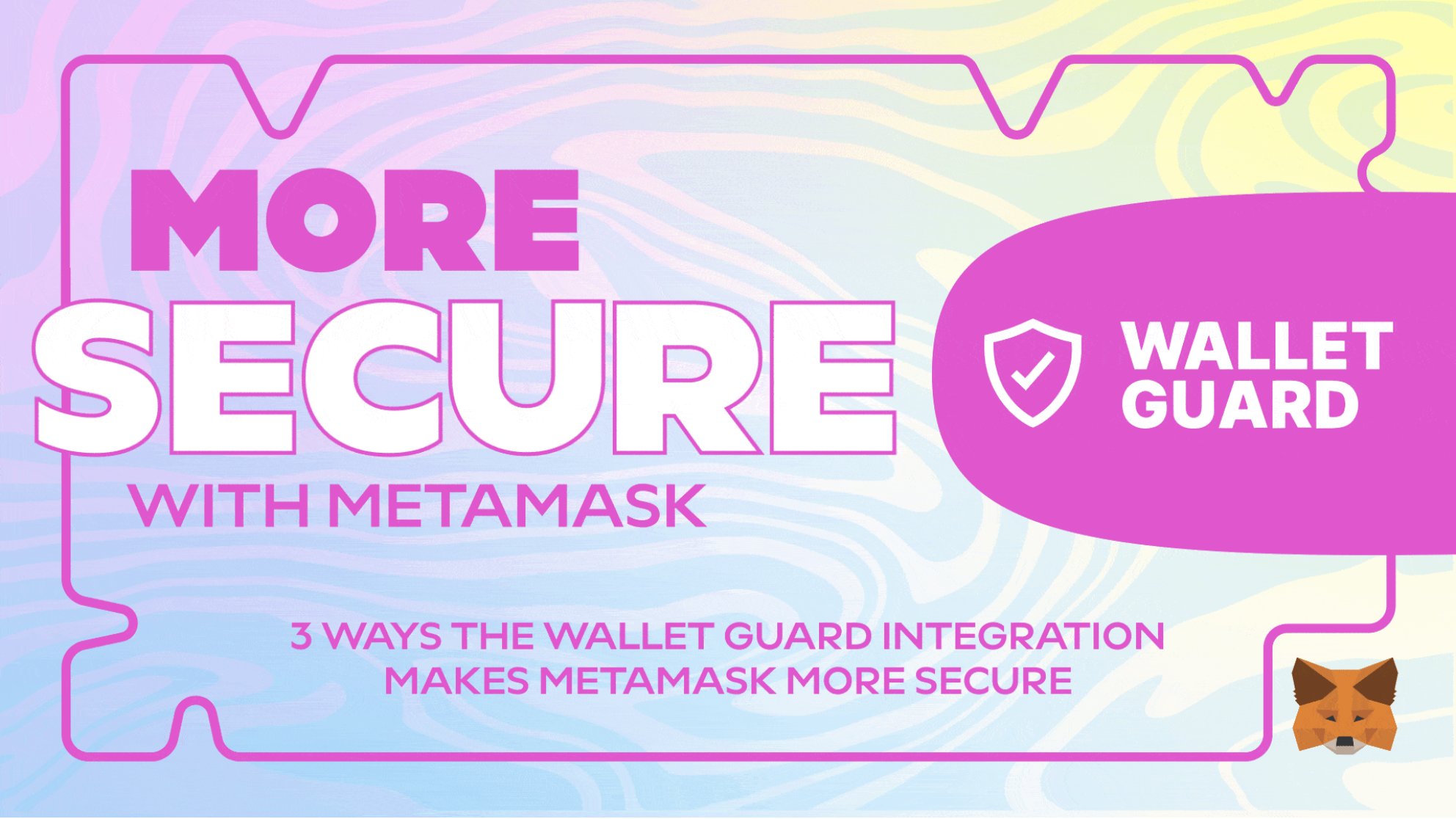 MetaMask's tweet card. Learn how MetaMask enhances security by integrating Wallet Guard to protect users from scams and hacks.