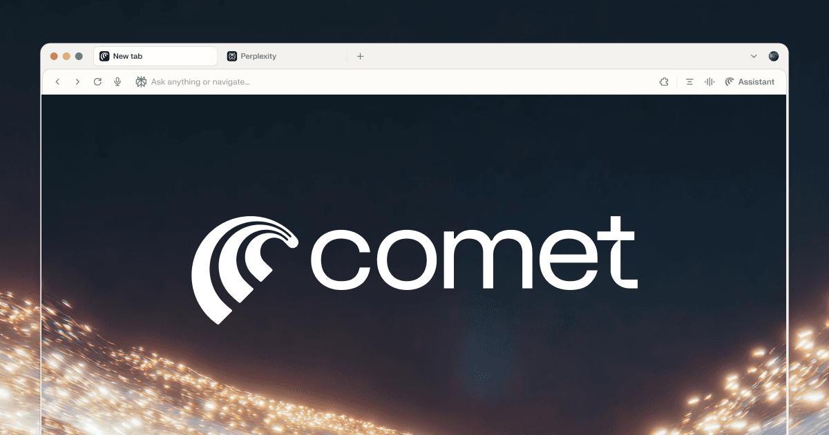 deeprajchhetri's tweet card. Comet browser by Perplexity is the AI browser that acts as a personal assistant. Automate tasks, research the web, organize your email, and more with Comet.