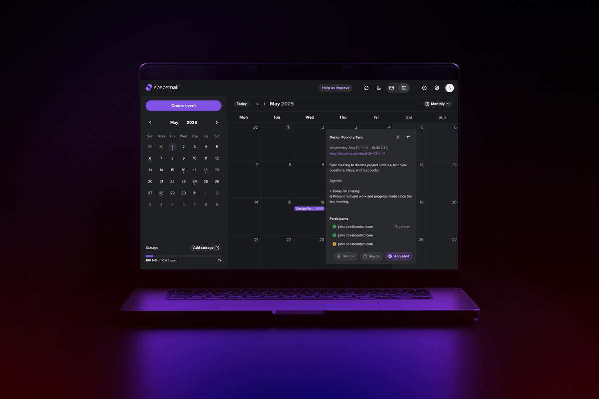 DomainGang's tweet card. Rapidly-growing domain registrar, Spaceship, has introduced a mobile app for its Spacemail product, along with a built-in calendar. Press release follows: Spacemail was built by the Spaceship team to...