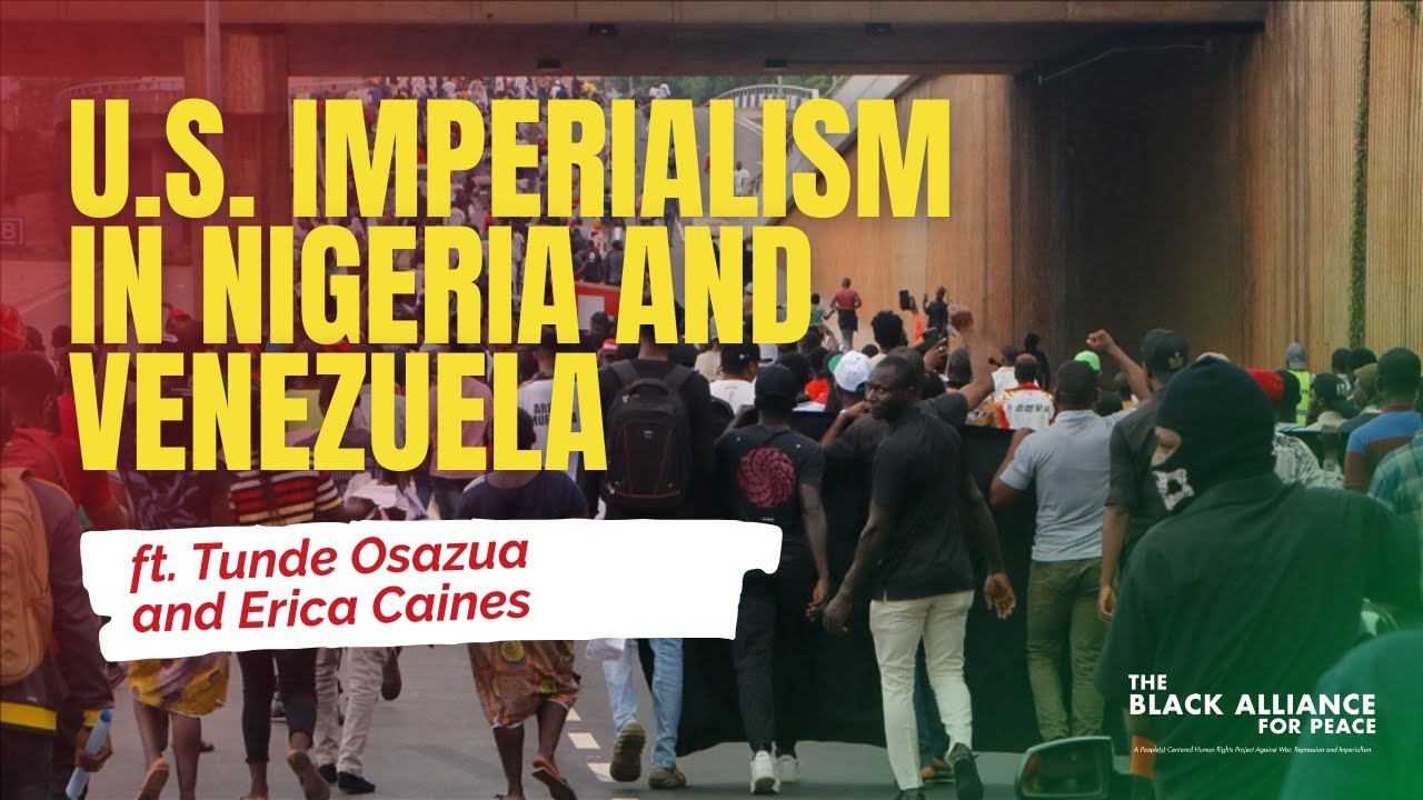 Blacks4Peace's tweet card. U.S. Imperialism in Nigeria and Venezuela