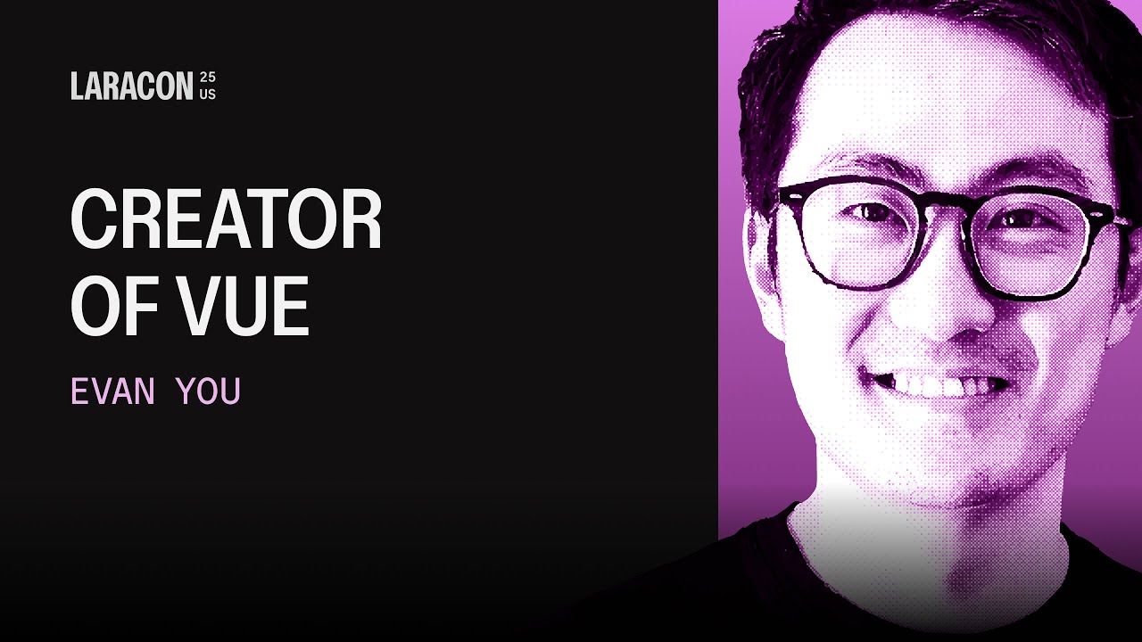 NaveenS16's tweet card. Vue's Evolution: From Framework to Ecosystem | Evan You Laracon US...