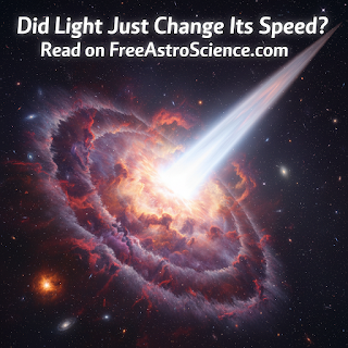 astronomy_free's tweet card. Viral headlines claim Einstein was wrong about the speed of light. We debunk the myths and explain what the new 2025 gamma-ray study really reveals.