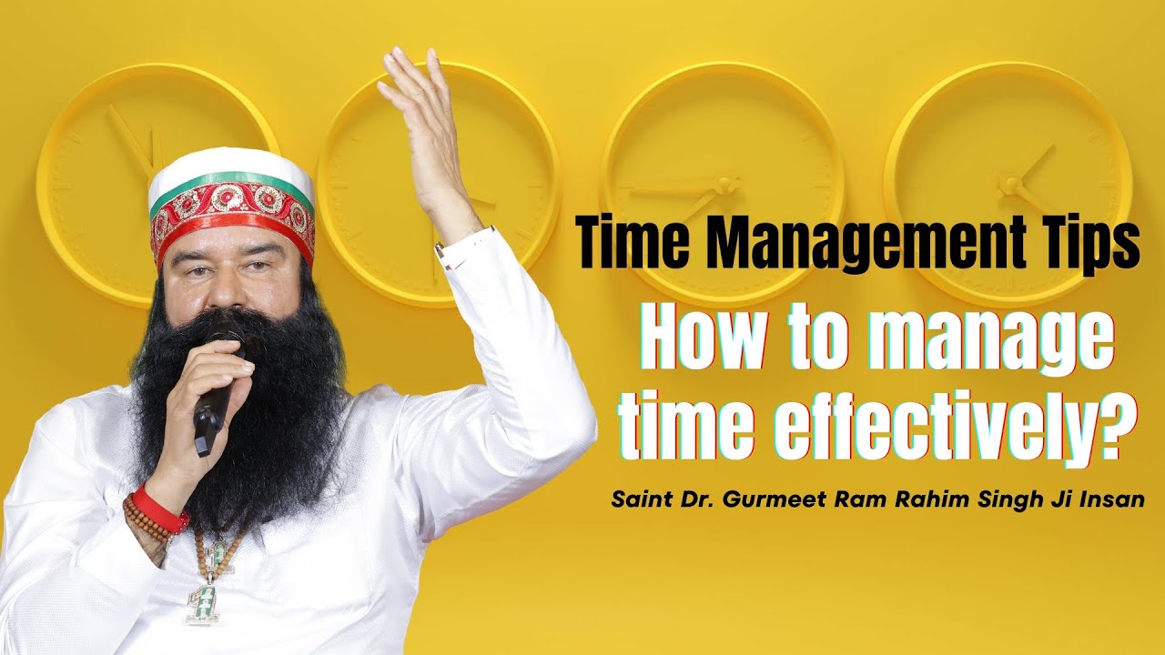 Kotajitu1994's tweet card. Time Management Tips By Saint Dr. Gurmeet Ram Rahim Singh Ji Insan |...