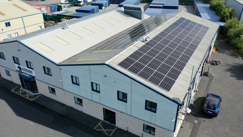 shortword's tweet card. Blacknight, Ireland’s largest webhost and domain registrar, has reiterated its commitment to green energy by installing a large array of solar panels on its Carlow headquarters roof. The energy gen...