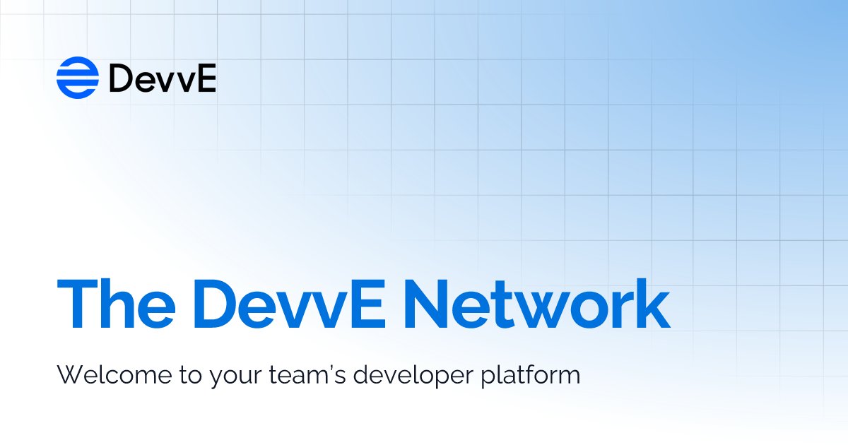 DevveEcosystem's tweet card. Welcome to your team’s developer platform