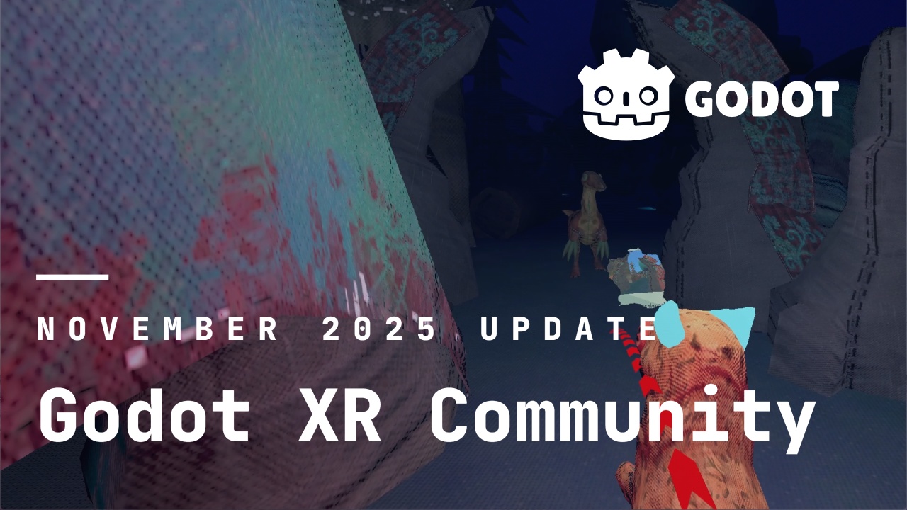 jsabbottcreates's tweet card. MOAT XR, XR game jam results, new features, OpenXR inventory