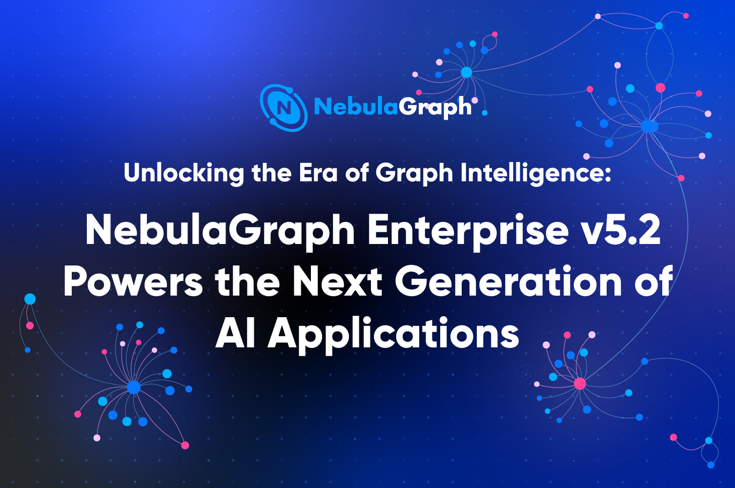 NebulaGraph's tweet card. NebulaGraph v5.2 unlocks AI-ready graph intelligence: 100x faster path queries, native hybrid search (graph + vector + text), and real-time subgraph compute for smarter, faster AI.