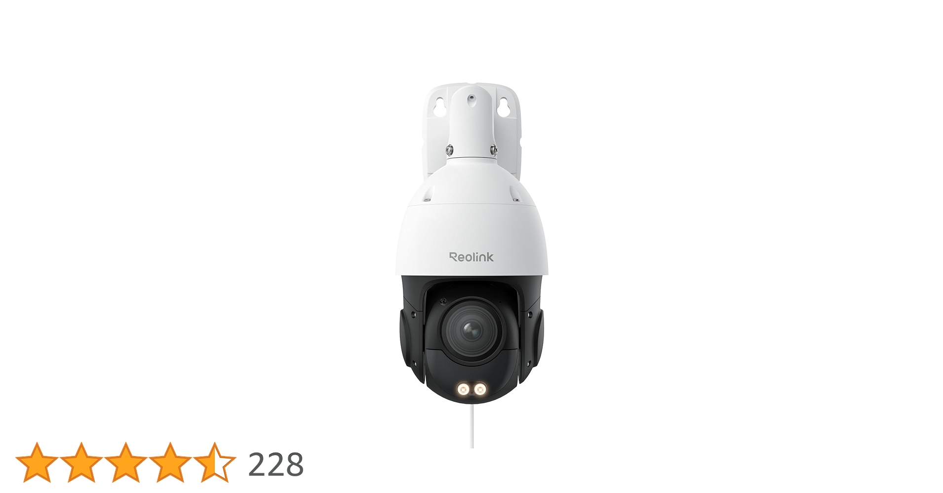 lowpricesuk's tweet card. ptz poe camera outdoor 4k 8mp 16x optical zoom 360 patrol auto tracking security surveillance cctv human vehicle detection spotlights audio weatherproof ip67 823s2